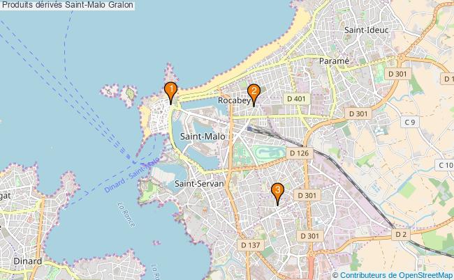 plan Produits dérivés Saint-Malo Associations produits dérivés Saint-Malo : 3 associations