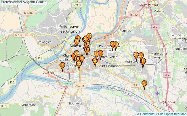 plan Professionnel Avignon Associations professionnel Avignon : 41 associations