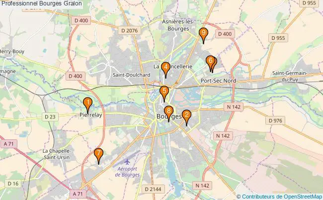 plan Professionnel Bourges Associations professionnel Bourges : 11 associations
