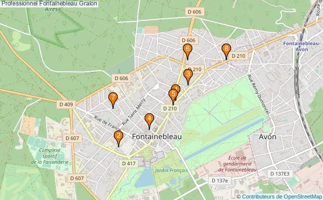 plan Professionnel Fontainebleau Associations professionnel Fontainebleau : 11 associations