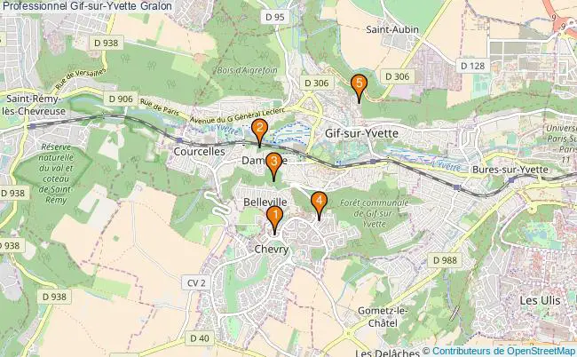 plan Professionnel Gif-sur-Yvette Associations professionnel Gif-sur-Yvette : 9 associations