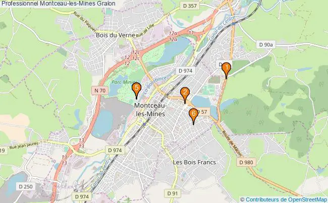 plan Professionnel Montceau-les-Mines Associations professionnel Montceau-les-Mines : 6 associations