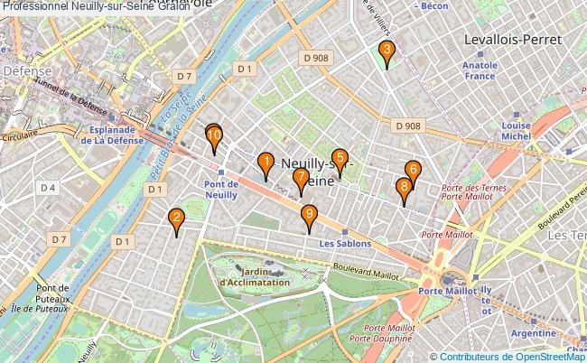 plan Professionnel Neuilly-sur-Seine Associations professionnel Neuilly-sur-Seine : 12 associations