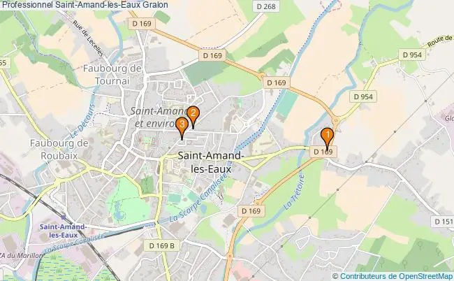 plan Professionnel Saint-Amand-les-Eaux Associations professionnel Saint-Amand-les-Eaux : 3 associations