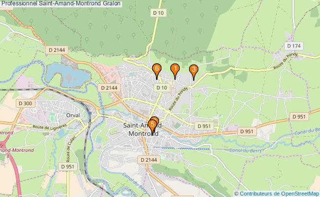 plan Professionnel Saint-Amand-Montrond Associations professionnel Saint-Amand-Montrond : 6 associations