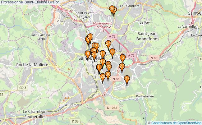 plan Professionnel Saint-Etienne Associations professionnel Saint-Etienne : 53 associations