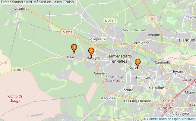 plan Professionnel Saint-Médard-en-Jalles Associations professionnel Saint-Médard-en-Jalles : 3 associations