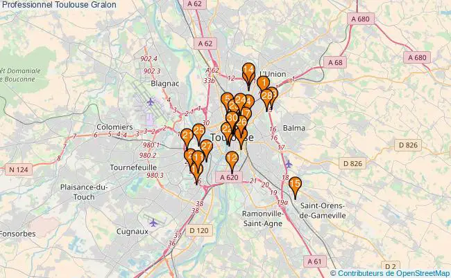 plan Professionnel Toulouse Associations professionnel Toulouse : 221 associations