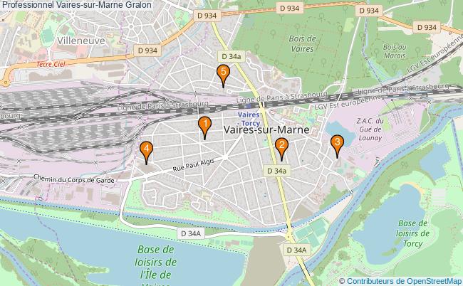 plan Professionnel Vaires-sur-Marne Associations professionnel Vaires-sur-Marne : 6 associations