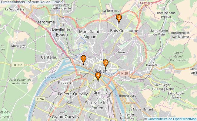 plan Professionnels libéraux Rouen Associations professionnels libéraux Rouen : 4 associations