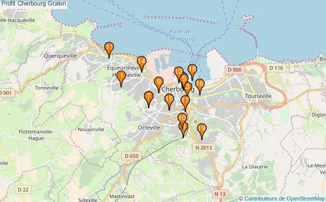 plan Profit Cherbourg Associations Profit Cherbourg : 23 associations
