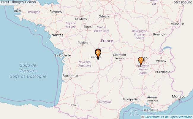 plan Profit Limoges Associations Profit Limoges : 39 associations