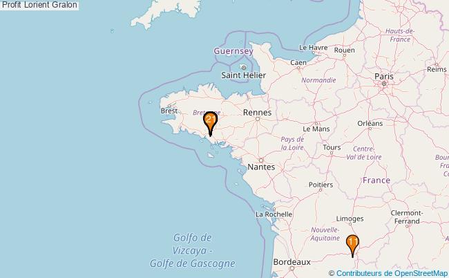plan Profit Lorient Associations Profit Lorient : 23 associations