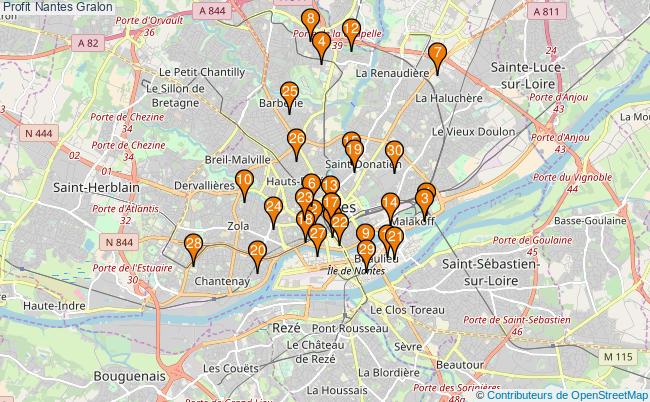 plan Profit Nantes Associations Profit Nantes : 79 associations