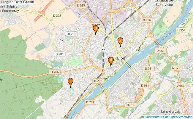 plan Progres Blois Associations progres Blois : 5 associations