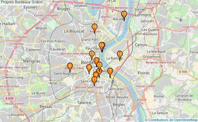 plan Progres Bordeaux Associations progres Bordeaux : 22 associations