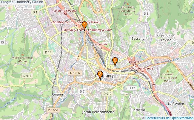 plan Progres Chambéry Associations progres Chambéry : 3 associations