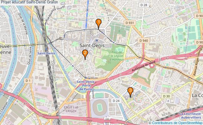 plan Projet éducatif Saint-Denis Associations projet éducatif Saint-Denis : 4 associations