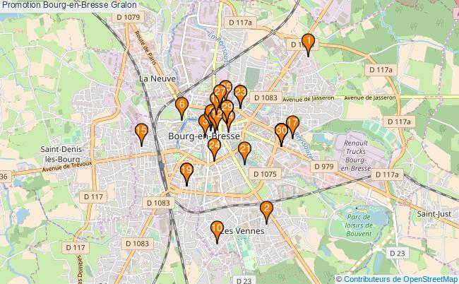 plan Promotion Bourg-en-Bresse Associations Promotion Bourg-en-Bresse : 188 associations
