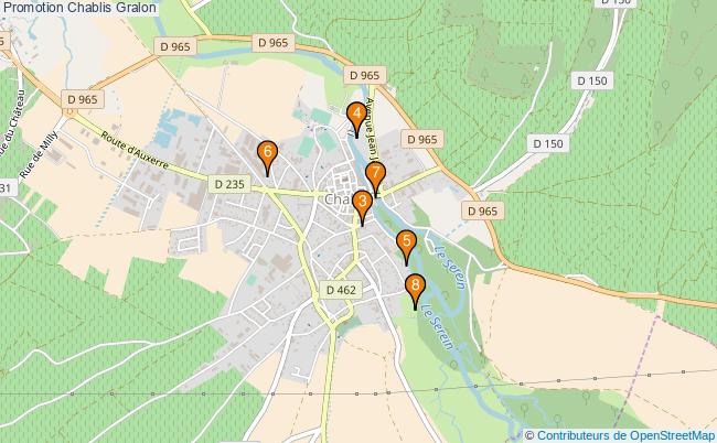 plan Promotion Chablis Associations Promotion Chablis : 8 associations