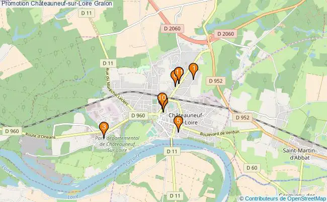 plan Promotion Châteauneuf-sur-Loire Associations Promotion Châteauneuf-sur-Loire : 16 associations