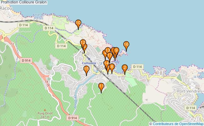 plan Promotion Collioure Associations Promotion Collioure : 23 associations