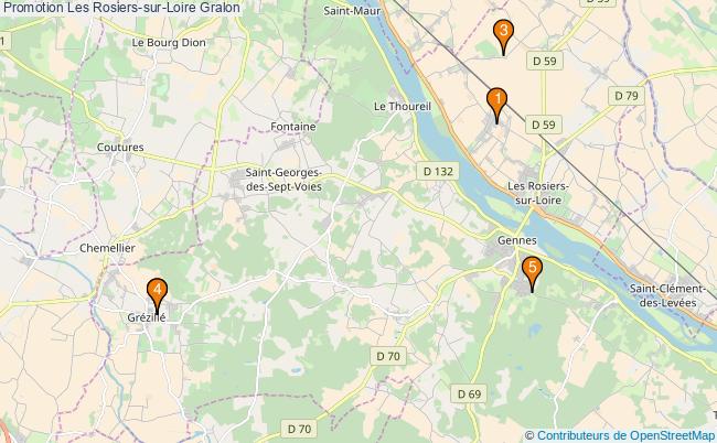 plan Promotion Les Rosiers-sur-Loire Associations Promotion Les Rosiers-sur-Loire : 8 associations