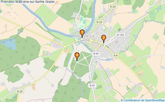 plan Promotion Malicorne-sur-Sarthe Associations Promotion Malicorne-sur-Sarthe : 4 associations