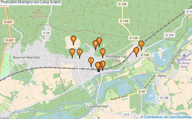 plan Promotion Montigny-sur-Loing Associations Promotion Montigny-sur-Loing : 12 associations