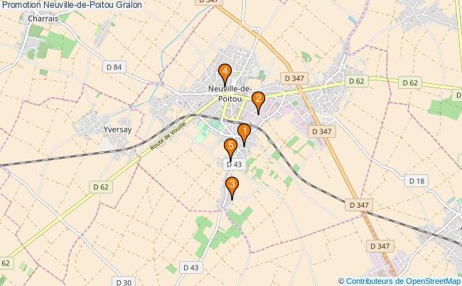 plan Promotion Neuville-de-Poitou Associations Promotion Neuville-de-Poitou : 8 associations