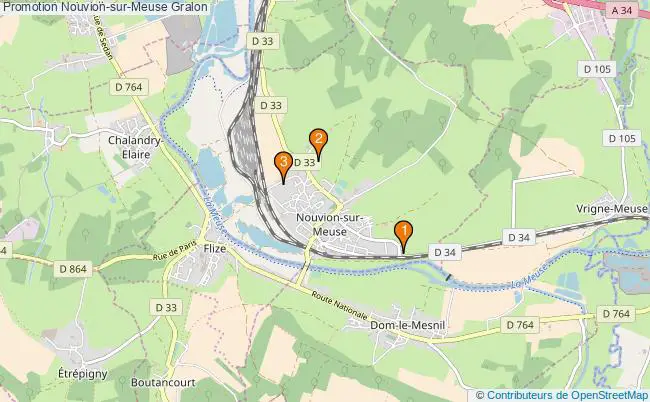 plan Promotion Nouvion-sur-Meuse Associations Promotion Nouvion-sur-Meuse : 3 associations