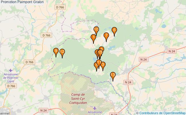 plan Promotion Paimpont Associations Promotion Paimpont : 22 associations