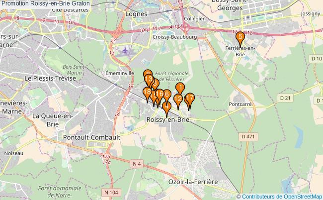 plan Promotion Roissy-en-Brie Associations Promotion Roissy-en-Brie : 21 associations