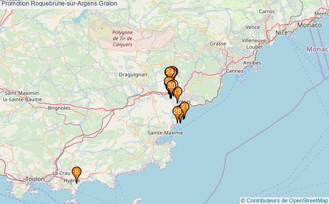 plan Promotion Roquebrune-sur-Argens Associations Promotion Roquebrune-sur-Argens : 57 associations