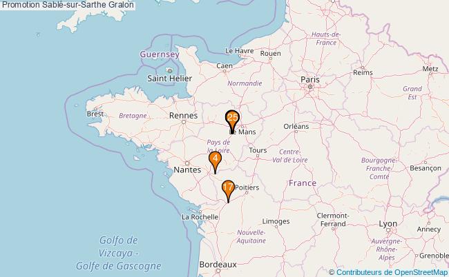 plan Promotion Sablé-sur-Sarthe Associations Promotion Sablé-sur-Sarthe : 30 associations