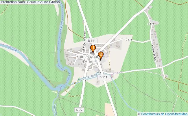 plan Promotion Saint-Couat-d'Aude Associations Promotion Saint-Couat-d'Aude : 3 associations