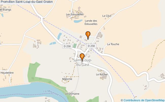 plan Promotion Saint-Loup-du-Gast Associations Promotion Saint-Loup-du-Gast : 2 associations