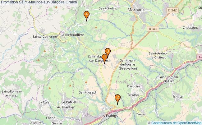 plan Promotion Saint-Maurice-sur-Dargoire Associations Promotion Saint-Maurice-sur-Dargoire : 5 associations