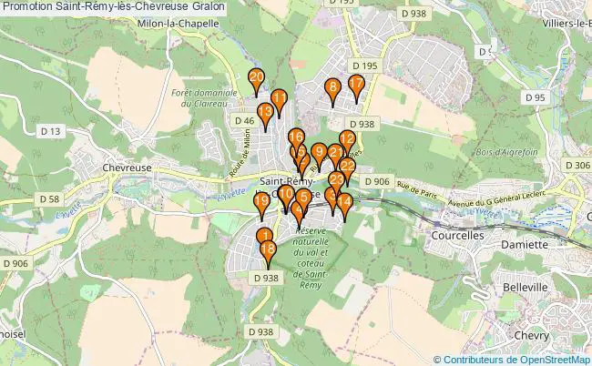 plan Promotion Saint-Rémy-lès-Chevreuse Associations Promotion Saint-Rémy-lès-Chevreuse : 21 associations
