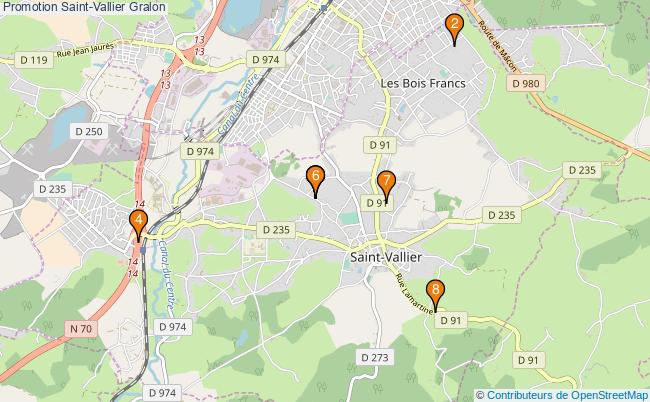 plan Promotion Saint-Vallier Associations Promotion Saint-Vallier : 8 associations