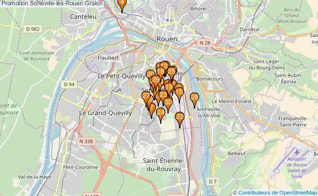 plan Promotion Sotteville-lès-Rouen Associations Promotion Sotteville-lès-Rouen : 49 associations