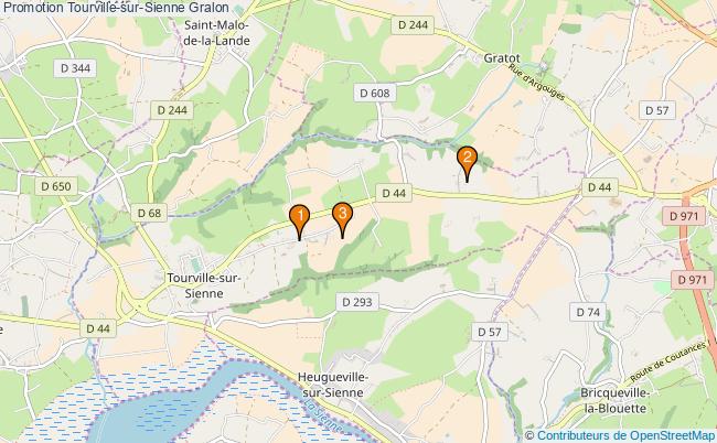 plan Promotion Tourville-sur-Sienne Associations Promotion Tourville-sur-Sienne : 3 associations