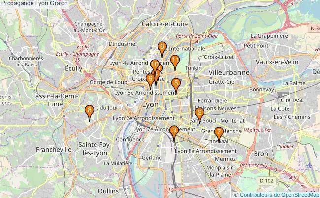 plan Propagande Lyon Associations propagande Lyon : 10 associations