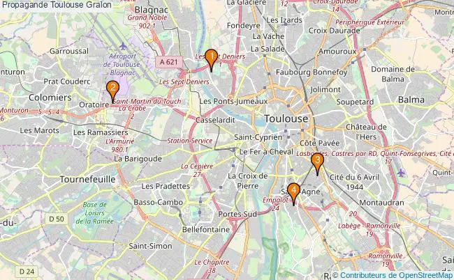 plan Propagande Toulouse Associations propagande Toulouse : 5 associations