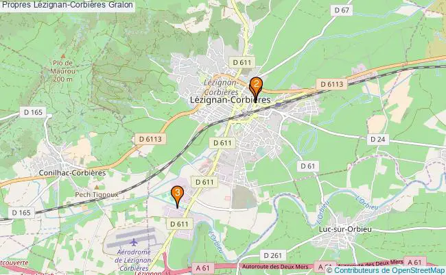 plan Propres Lézignan-Corbières Associations Propres Lézignan-Corbières : 3 associations