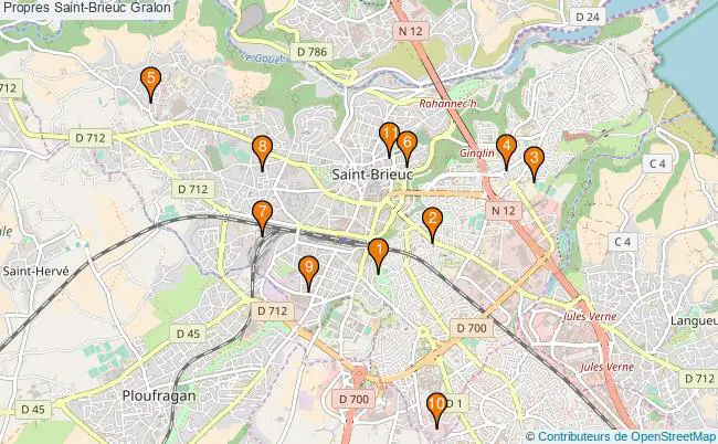 plan Propres Saint-Brieuc Associations Propres Saint-Brieuc : 13 associations