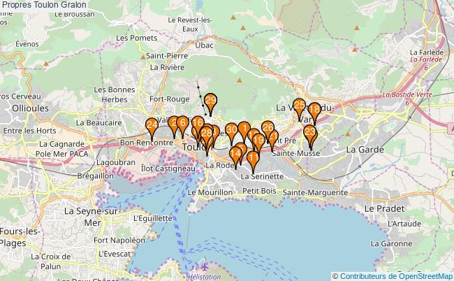plan Propres Toulon Associations Propres Toulon : 40 associations