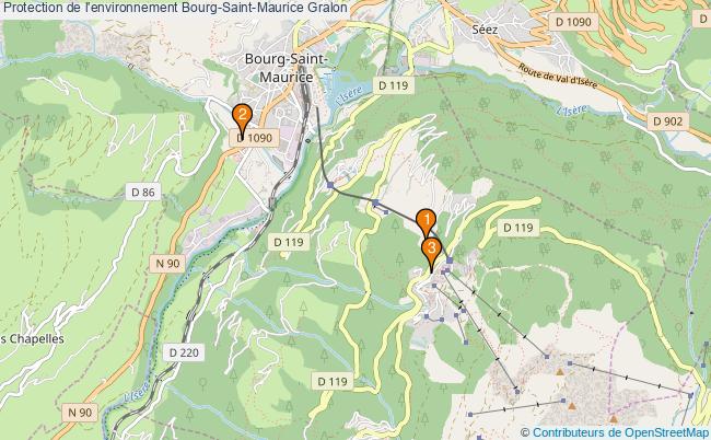 plan Protection de l'environnement Bourg-Saint-Maurice Associations Protection de l'environnement Bourg-Saint-Maurice : 2 associations