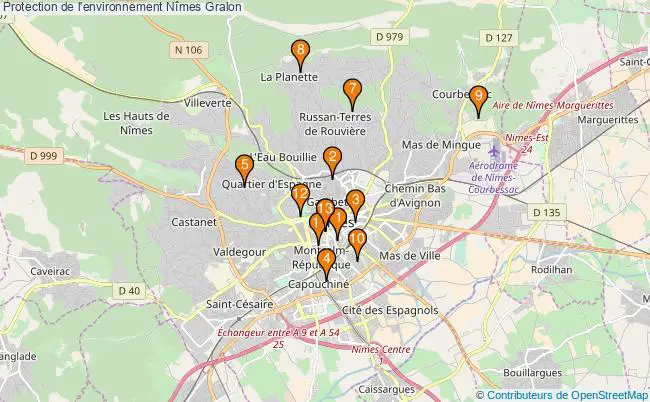 plan Protection de l'environnement Nîmes Associations Protection de l'environnement Nîmes : 15 associations