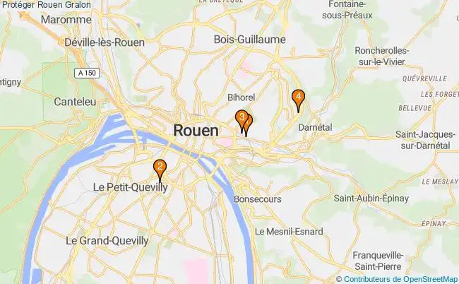 plan Protéger Rouen Associations protéger Rouen : 4 associations